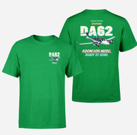 Thumbnail for Diamond DA62 - Room for more. Ready to soar. - Double-Side T-Shirt design on green double side t shirt