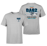 Thumbnail for Diamond DA62 - Room for more. Ready to soar. - Double-Side T-Shirt design on lightgray double side t shirt