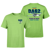 Thumbnail for Diamond DA62 - Room for more. Ready to soar. - Double-Side T-Shirt design on lightgreen double side t shirt