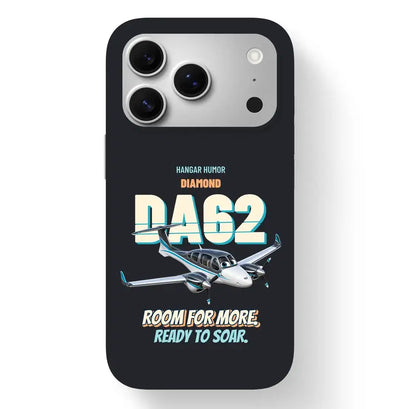 Diamond DA62 - Room for more. Ready to soar. design on black magsafe iphone 17 pro