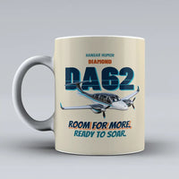 Thumbnail for Diamond DA62 - Room for more. Ready to soar. design on beige ceramic mug