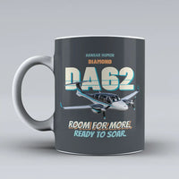 Thumbnail for Diamond DA62 - Room for more. Ready to soar. design on gray ceramic mug