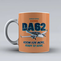 Thumbnail for Diamond DA62 - Room for more. Ready to soar. design on orange ceramic mug
