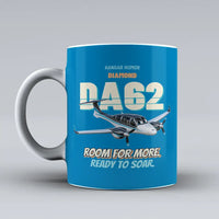 Thumbnail for Diamond DA62 - Room for more. Ready to soar. design on turquoise ceramic mug