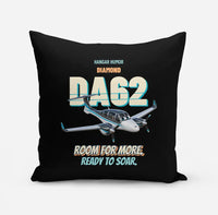 Thumbnail for Diamond DA62 - Room for more. Ready to soar. design on black pillow