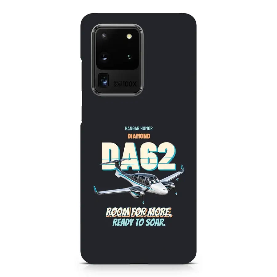 Diamond DA62 - Room for more. Ready to soar. design on black samsung case