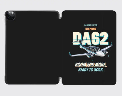 Diamond DA62 - Room for more. Ready to soar. design on black ipad tablet case