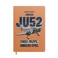 Thumbnail for Junkers Ju 52/3m - Three props. Timeless style. design on orange notebook