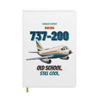 Thumbnail for Boeing 737-200 - Old school. Still cool. design on white notebook