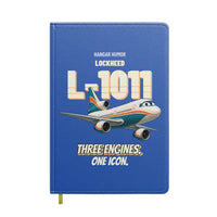 Thumbnail for Lockheed L-1011 TriStar - Three engines. One icon. design on blue notebook