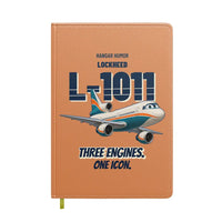 Thumbnail for Lockheed L-1011 TriStar - Three engines. One icon. design on orange notebook
