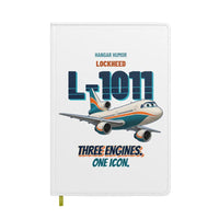 Thumbnail for Lockheed L-1011 TriStar - Three engines. One icon. design on white notebook