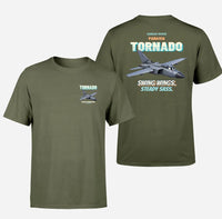 Thumbnail for Panavia Tornado GR4 - Swing wings. Steady sass. - Double-Side T-Shirt design on greenarmy double side t shirt