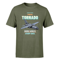 Thumbnail for Panavia Tornado GR4 - Swing wings. Steady sass. - Premium T-Shirt design on greenarmy premium t shirt
