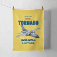 Thumbnail for Panavia Tornado GR4 - Swing wings. Steady sass. design on yellow towel
