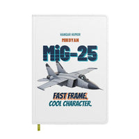 Thumbnail for Mikoyan MiG-25 Foxbat - Fast frame. Cool character. design on white notebook