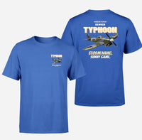 Thumbnail for Hawker Typhoon Mk IB - Storm name. Sunny game. - Double-Side T-Shirt design on blue double side t shirt