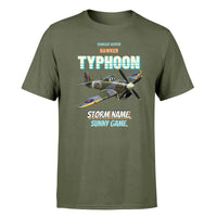 Thumbnail for Hawker Typhoon Mk IB - Storm name. Sunny game. - Premium T-Shirt design on greenarmy premium t shirt
