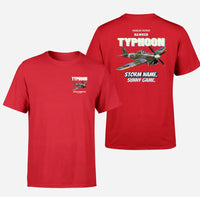 Thumbnail for Hawker Typhoon Mk IB - Storm name. Sunny game. - Double-Side T-Shirt design on red double side t shirt