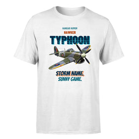 Single-Side Printing — Hawker Typhoon Mk IB - Storm name. Sunny game. T-Shirts