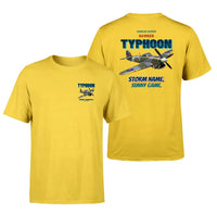 Thumbnail for Hawker Typhoon Mk IB - Storm name. Sunny game. - Double-Side T-Shirt design on yellow double side t shirt