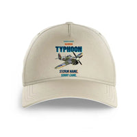 Thumbnail for Hawker Typhoon Mk IB - Storm name. Sunny game. design on beige printed hat