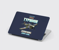 Thumbnail for Hawker Typhoon Mk IB - Storm name. Sunny game. design on navy blue MacBook case