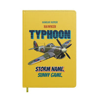 Thumbnail for Hawker Typhoon Mk IB - Storm name. Sunny game. design on yellow notebook