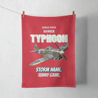 Thumbnail for Hawker Typhoon Mk IB - Storm name. Sunny game. design on red towel