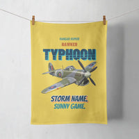 Thumbnail for Hawker Typhoon Mk IB - Storm name. Sunny game. design on yellow towel