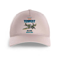 Thumbnail for Hawker Tempest Mk V - Big chin. Bigger grin. design on pink printed hat