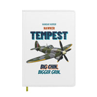 Thumbnail for Hawker Tempest Mk V - Big chin. Bigger grin. design on white notebook