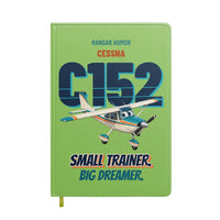 Thumbnail for Cessna 152 - Small trainer. Big dreamer. design on light green notebook