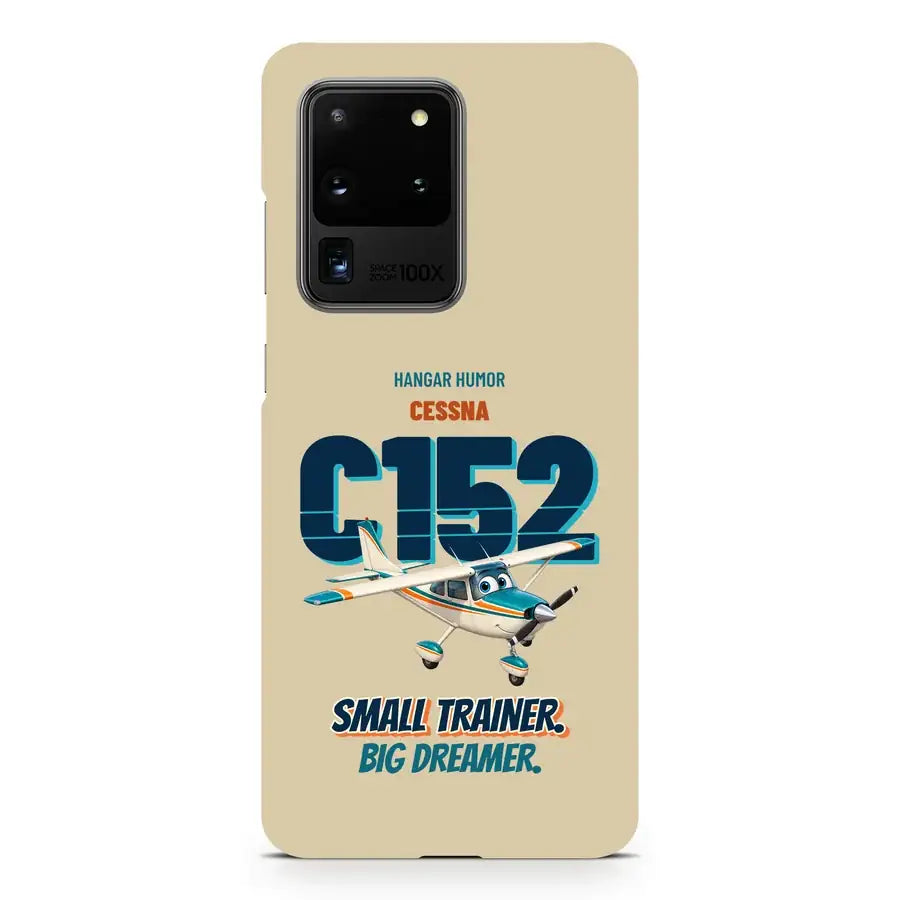 Cessna 152 - Small trainer. Big dreamer. design on beige samsung case