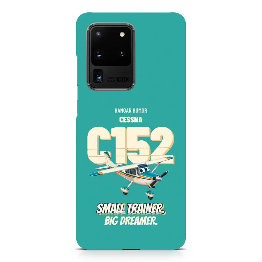 Cessna 152 - Small trainer. Big dreamer. design on turquoise samsung case