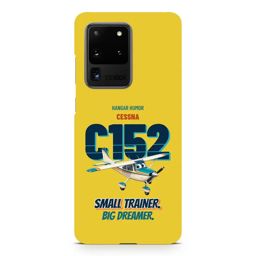 Cessna 152 - Small trainer. Big dreamer. design on yellow samsung case