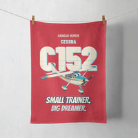Thumbnail for Cessna 152 - Small trainer. Big dreamer. design on red towel