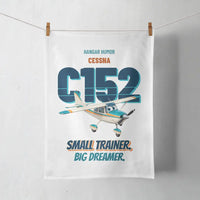 Thumbnail for Cessna 152 - Small trainer. Big dreamer. design on white towel