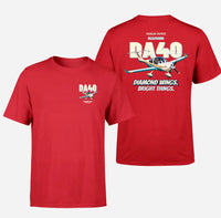 Thumbnail for Diamond DA40 - Diamond wings. Bright things. - Double-Side T-Shirt design on red double side t shirt