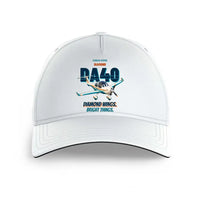 Thumbnail for Diamond DA40 - Diamond wings. Bright things. design on white printed hat
