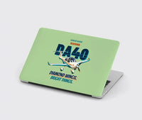 Thumbnail for Diamond DA40 - Diamond wings. Bright things. design on light green MacBook case