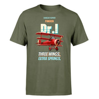 Thumbnail for Fokker Dr.I - Three wings. Extra springs. - Premium T-Shirt design on greenarmy premium t shirt