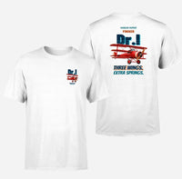Thumbnail for Fokker Dr.I - Three wings. Extra springs. - Double-Side T-Shirt design on white double side t shirt