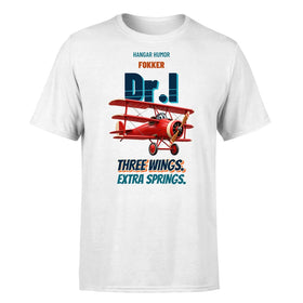 Single-Side Printing — Fokker Dr.I - Three wings. Extra springs. T-Shirts