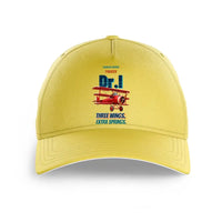 Thumbnail for Fokker Dr.I - Three wings. Extra springs. design on yellow printed hat