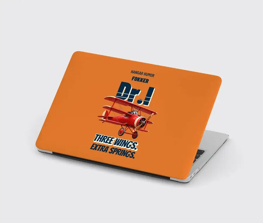 Fokker Dr.I - Three wings. Extra springs. design on orange MacBook case