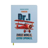 Thumbnail for Fokker Dr.I - Three wings. Extra springs. design on light blue notebook
