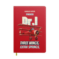 Thumbnail for Fokker Dr.I - Three wings. Extra springs. design on red notebook