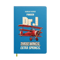 Thumbnail for Fokker Dr.I - Three wings. Extra springs. design on turquoise notebook