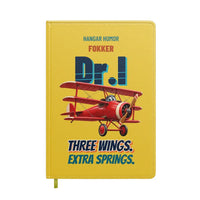 Thumbnail for Fokker Dr.I - Three wings. Extra springs. design on yellow notebook